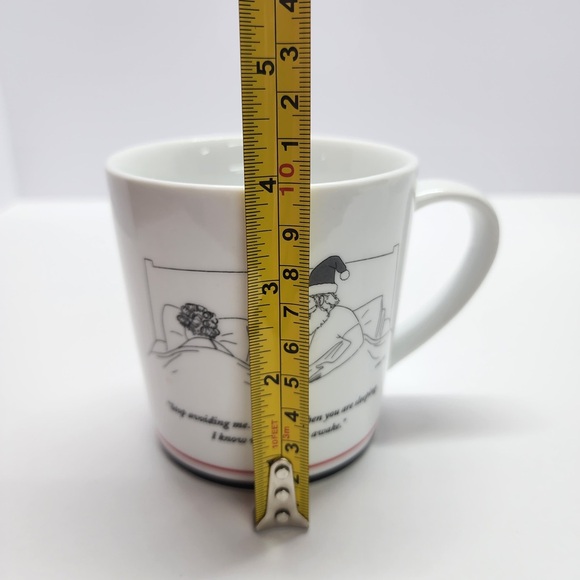 New Yorker Santa Mug funny coffee cup office 2001 Christmas cartoon Alex Gregory - Picture 7 of 8
